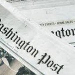 Two issues of the Washington Post sit atop one another