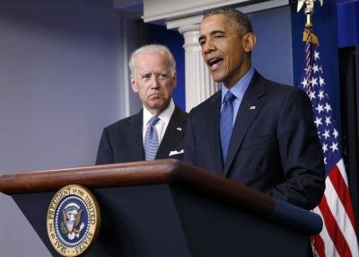 President Obama speaks of Charleston shooting with Joe Biden by his side