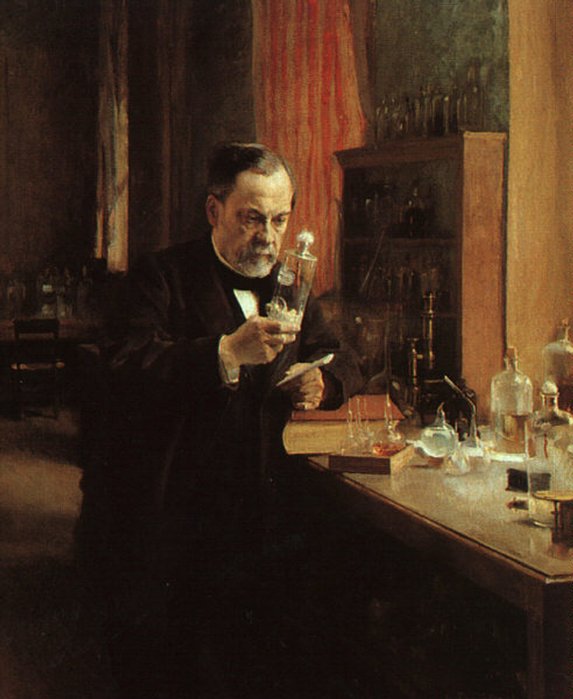 Old portrait of French chemist and biologist Louis Pasteur