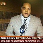 Reporter for NBC News reports live