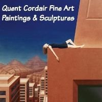 Woman spread out on ledge for Cardair Fine Art ad